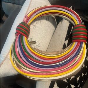 Colorful Multicolor Coiled Bracelet